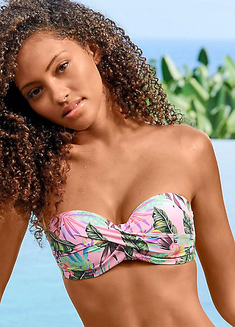 Underwired sales bandeau swimsuit