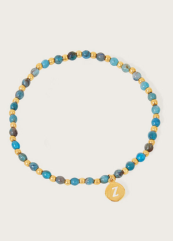 14ct GoldPlated Healing Stone Apatite Bead Bracelet by Accessorize