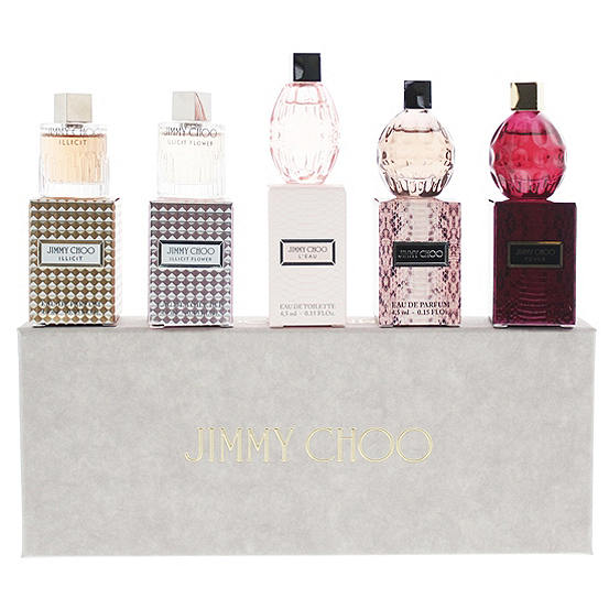 jimmy choo miniature perfume set