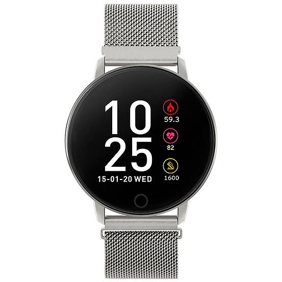 smart watch with steel strap