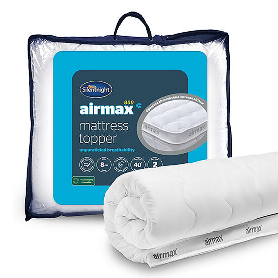 Airmax 800 Breathable Extra Deep 8cm Mattress Topper by Silentnight