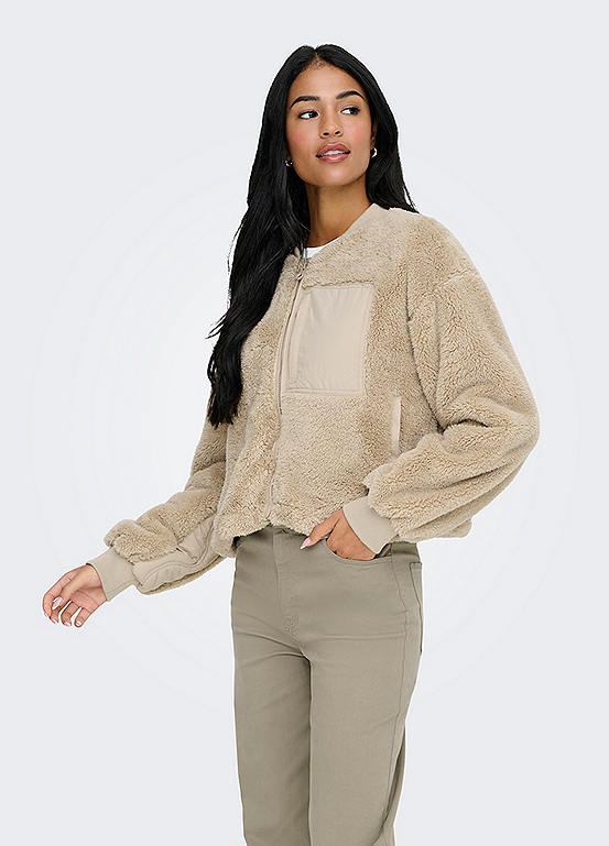 Anna Contact Life Plush Jacket by Only | Look Again
