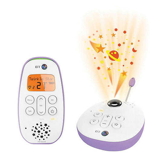 Audio Baby Monitor 450 & Lightshow with Lullabies by BT