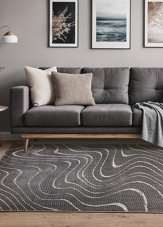 Ripple Design Rug Axel Ripple Rug by The Rug Edit | Look Again