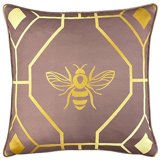 Bee Deco 43 x 43cm Cushion by FURN