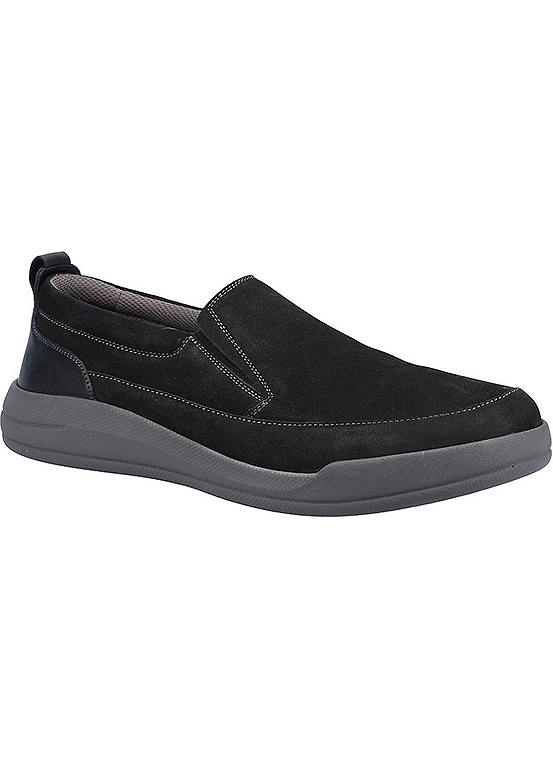 Black Eamon Slip-On Shoes by Hush Puppies | Look Again