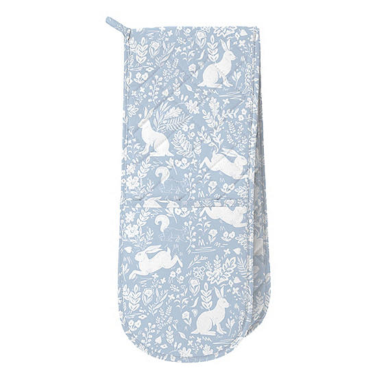 Blue Forest Life Double Oven Glove by William Morris