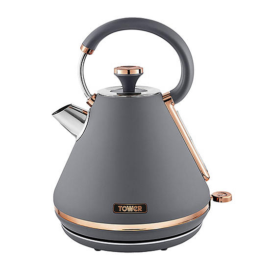 contemporary 1.7 l 3kw matt black jug kettle