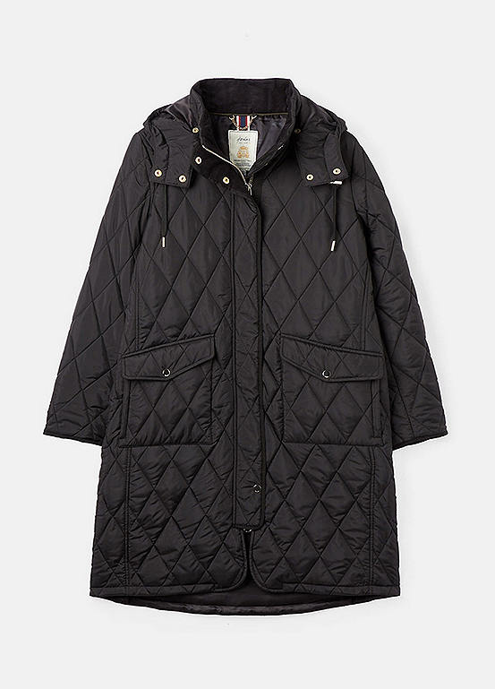 Chatsworth Quilted Diamond Coat by Joules | Look Again