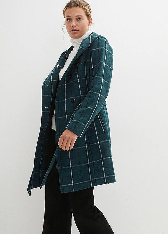 Checked Coat by bonprix | Look Again