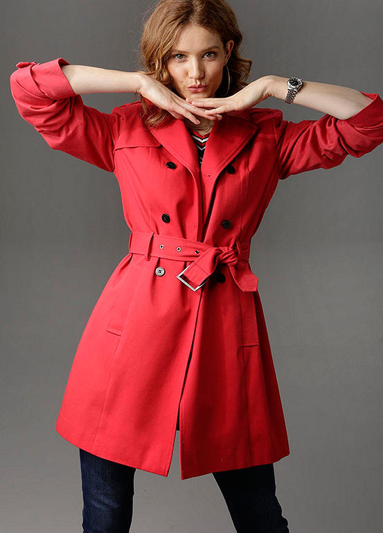 Classic Trench Coat by Aniston | Look Again