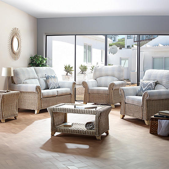 Clifton Natural Rattan Conservatory Sofa Range by Desser | Look Again