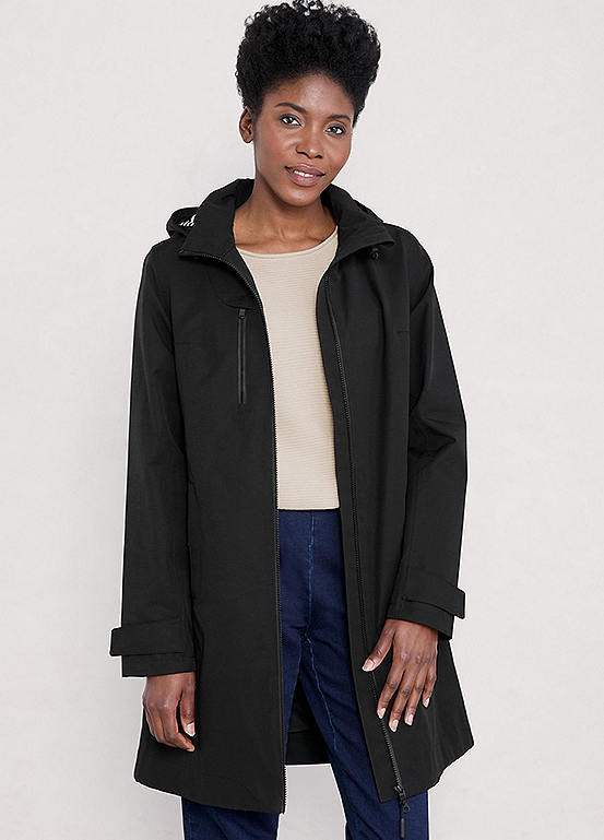 Coverack Coat - Black by Seasalt 