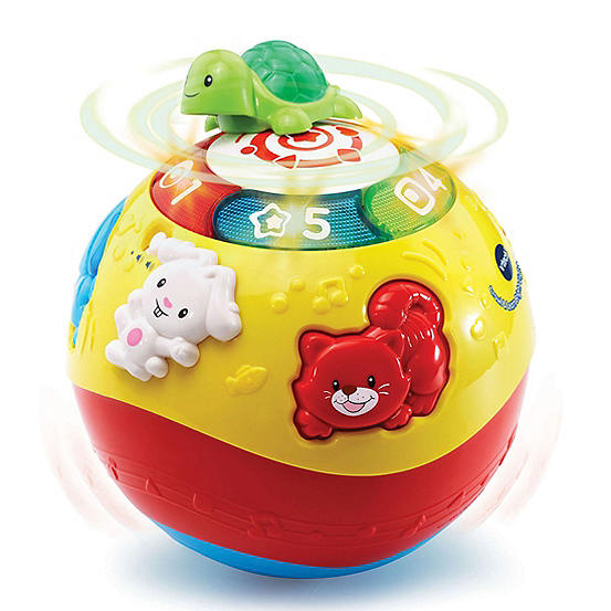 Crawl & Learn Bright Lights Ball Baby Toy by Vtech Look Again