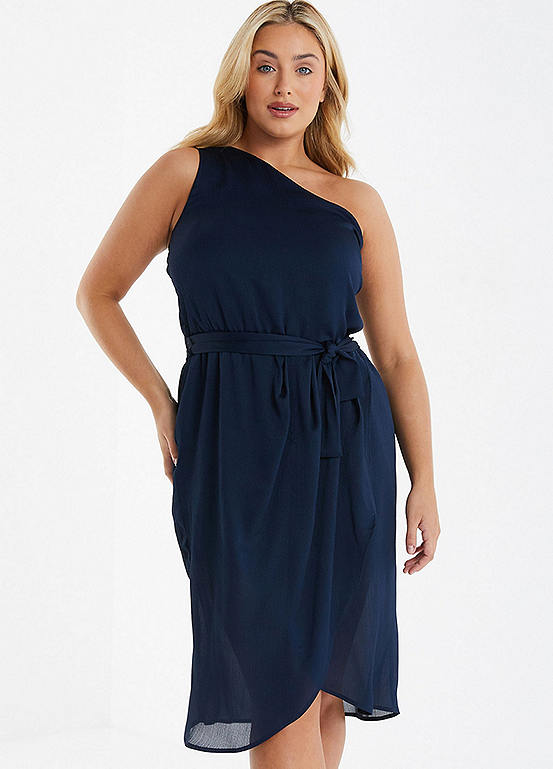 quiz belted midi dress