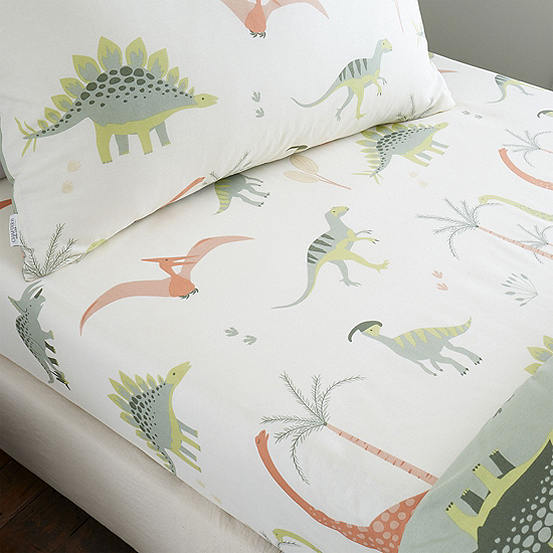 Dinosaurs Fitted Sheet by Chapter B