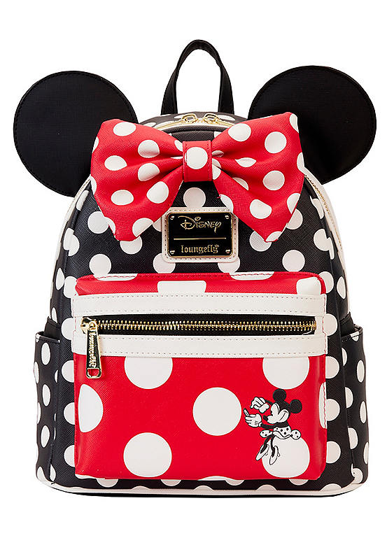 Disney Minnie Rocks the Dots Classic Mini Backpack by Loungefly