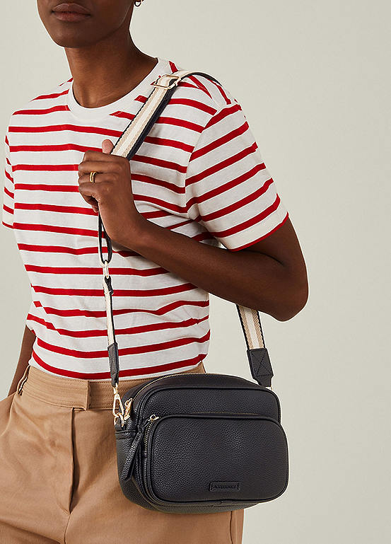 Double Zip Camera Bag Bds Black