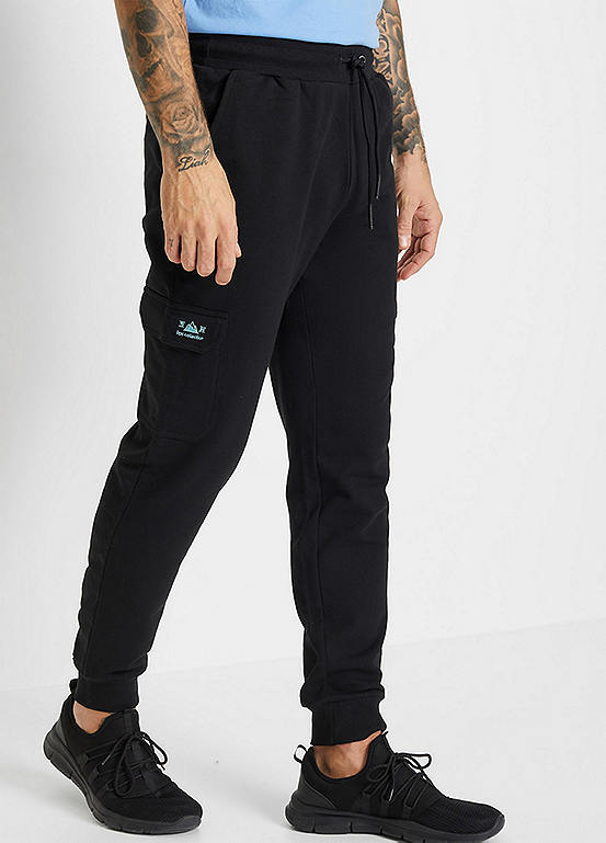Elasticated Waist Patch Pocket Joggers by bonprix Look Again