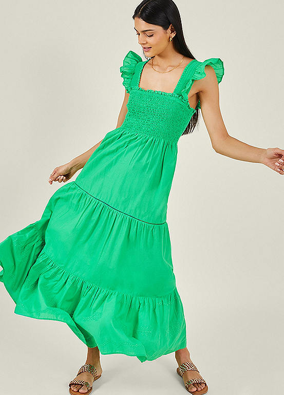 Embroidered Tier Dress by Accessorize Look Again