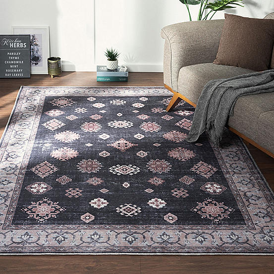 Farah Washable Rug by Likewise Rugs & Matting