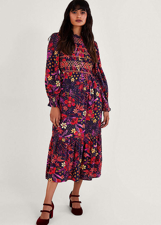 Floral Smock Dress by Monsoon | Look Again