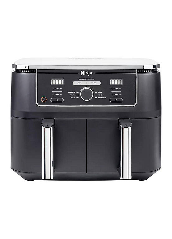 Foodi MAX Dual Zone AF400UK 9.5L Air Fryer Black by Ninja Look Again