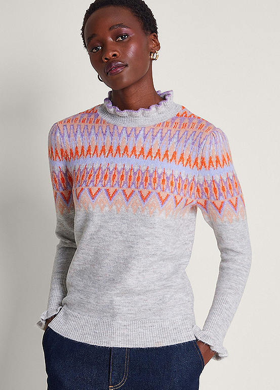Frey Fair Isle Jumper by Monsoon Look Again