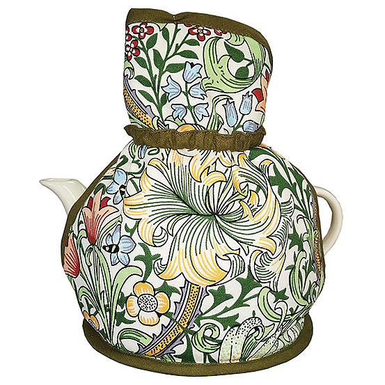 Golden Lily Victorian Tea Cosy by William Morris Look Again
