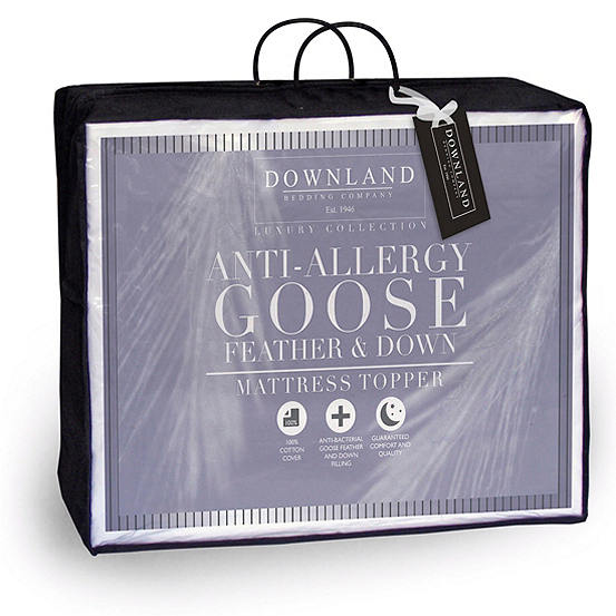 Goose Feather & Down Anti Allergy Mattress Topper by Downland