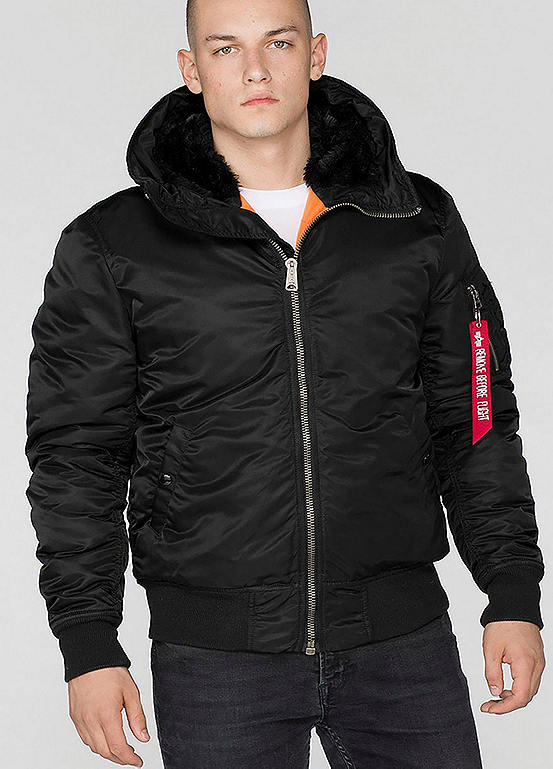Hooded MA-1 Bomber Jacket by Alpha Industries | Look Again