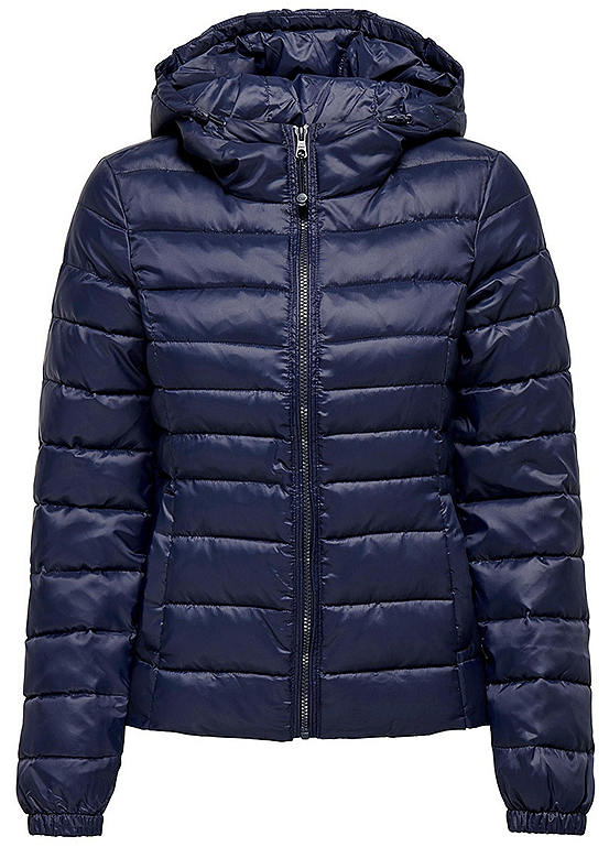 Hooded Quilted Jacket by Only Look Again