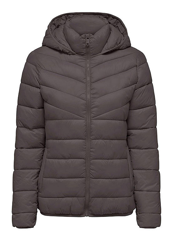 Hooded Quilted Jacket by Only Look Again