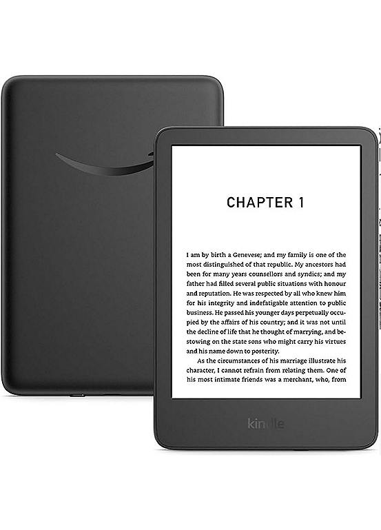 Kindle 6 Inch EReader 16 GB, Black (2024) by Amazon Look Again