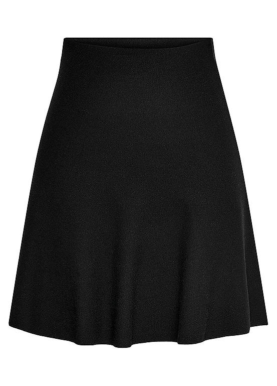 Knee Length Elasticated Miniskirt by Only Look Again