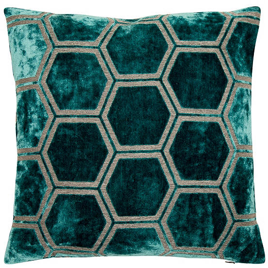 large velvet pillow