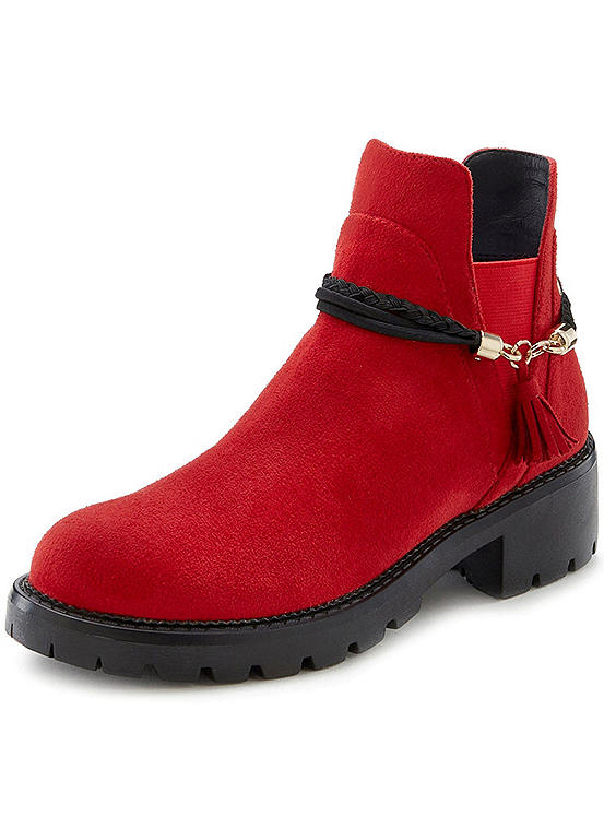 LASCANA Chunky Sole Ankle Boots Look Again