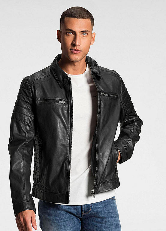 Leather Jacket by Bruno Banani | Look Again