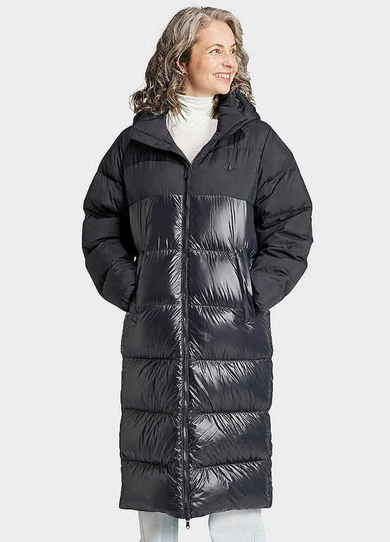 Longline Padded Down Coat by adidas Originals Look Again