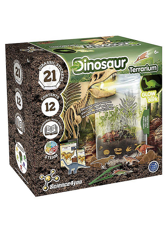 Make Your Own Dinosaur Terrarium Craft Set by Science4you Look Again
