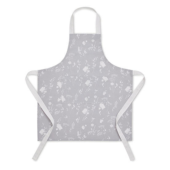 Meadowsweet Floral Grey Apron by Catherine Lansfield