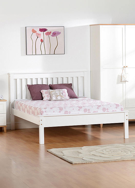 Monaco Wooden Low Foot End Bed Frame Look Again