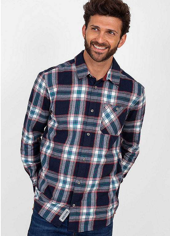 Navy Check Shirt by Brakeburn | Look Again