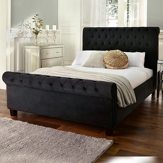 Ophelia Deluxe Upholstered Bed Frame, Deluxe King Size Bed Frame