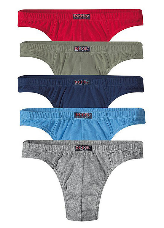 Pack of 5 Thongs by H.I.S