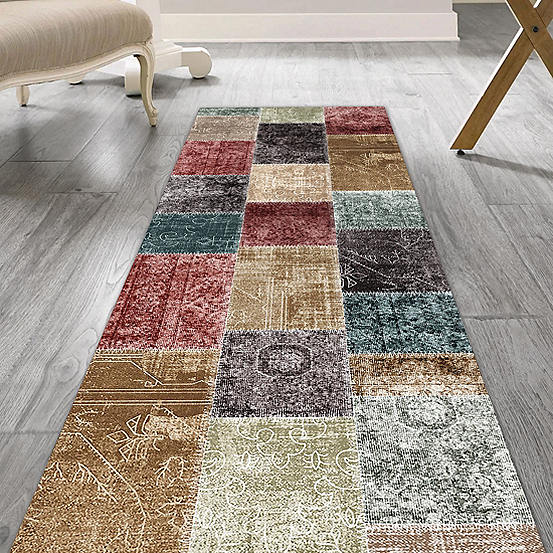 Patchwork Runner by Likewise Rugs & Matting