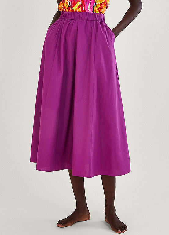 Patsey Flared Midi Skirt by Monsoon Look Again