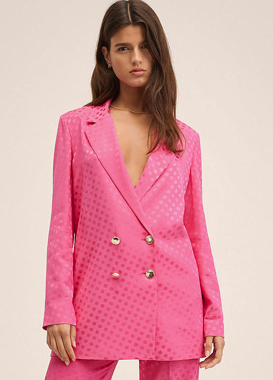 mango pink suit