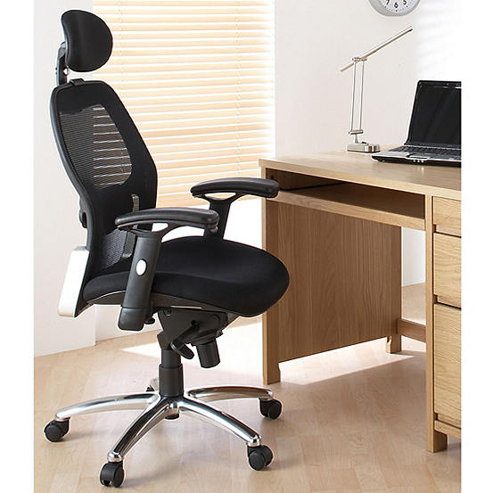 Portland Synchro Mesh Executive Office Chair by Alphason | Look Again