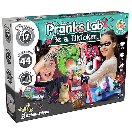 Pranks Lab Be A Tiktoker Playset by Science4you Look Again